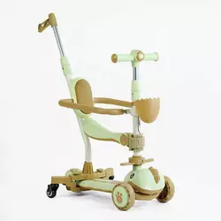 Самокат 5в1 "Skyper" GL-09813 (6) колеса PU 125х40мм зі світлом, УКР. МУЗИКА та підсвічування платформи, с ДОП. КОЛЕСАМИ, захисний бампер, в коробці Самокат 5в1 "Skyper" GL-09813 (6) колеса PU 125х40мм зі світлом, УКР. МУЗИКА та підсвічування платформи, с ДОП. КОЛЕСАМИ, захисний бампер, в коробці