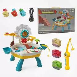 Риболовля 668-53 (24) трек, 3 потяги, рибки, вбудований акум. 5V, музика, 2 вудки, звуки, пісні англ. мовою, підсвічування, на батарейках, автоматичне Риболовля 668-53 (24) трек, 3 потяги, рибки, вбудований акум. 5V, музика, 2 вудки, звуки, пісні англ. мовою, підсвічування, на батарейках, автоматичне