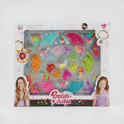 Набор бисера 563 (72/2) одноцветные, разноцветные и фигурные бусины, в коробке Набор бисера 563 (72/2) одноцветные, разноцветные и фигурные бусины, в коробке