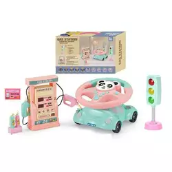 Кермо 2192 E-47 Штрих=91753 (24) ПАНДА, світлофор, заправна станція, підсвічування, звук, мелодії, машина-підставка, в коробці Кермо 2192 E-47 Штрих=91753 (24) ПАНДА, світлофор, заправна станція, підсвічування, звук, мелодії, машина-підставка, в коробці