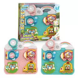 Бізіборд "Цікаві подорожі" 52778 (24) "WToys", 2 кольори, ОЗВУЧУВАННЯ УКРАЇНСЬКОЮ МОВОЮ, 15 пісень, 8 казок, сортер, підсвічування, звуки, в коробці Бізіборд "Цікаві подорожі" 52778 (24) "WToys", 2 кольори, ОЗВУЧУВАННЯ УКРАЇНСЬКОЮ МОВОЮ, 15 пісень, 8 казок, сортер, підсвічування, звуки, в коробці