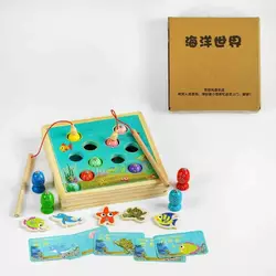 Магнітна риболовля C 61747 (36) дерев`яна, 12 магнітів, 10 рибок, 2 вудки, в коробці Магнітна риболовля C 61747 (36) дерев`яна, 12 магнітів, 10 рибок, 2 вудки, в коробці