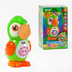 Музичний папужка 45158 (24/2) "TK Group", ОЗВУЧУВАННЯ УКРАЇНСЬКОЮ МОВОЮ, пісні, казки, скоромовки, загадки, вікторина, підсвічування, в коробці Музичний папужка 45158 (24/2) "TK Group", ОЗВУЧУВАННЯ УКРАЇНСЬКОЮ МОВОЮ, пісні, казки, скоромовки, загадки, вікторина, підсвічування, в коробці