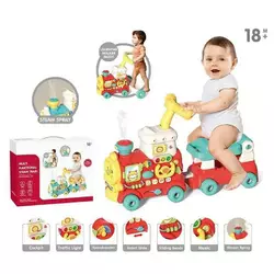 Ходунки-каталка YL 624 A (8) музика, підсвічування, парогенерація, пальчикові ігри, ключ запалювання, кермо, шестерні, сидіння, в коробці Ходунки-каталка YL 624 A (8) музика, підсвічування, парогенерація, пальчикові ігри, ключ запалювання, кермо, шестерні, сидіння, в коробці