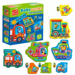 гр Пазли картонні з грою "Транспорт. Тварини" VT1722-28 укр (28) "Vladi Toys" гр Пазли картонні з грою "Транспорт. Тварини" VT1722-28 укр (28) "Vladi Toys"