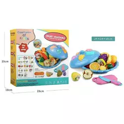 Набір продуктів 130 B1 (36/2) фрукти, овочі, ніж, дошка для нарізання, в коробці Набір продуктів 130 B1 (36/2) фрукти, овочі, ніж, дошка для нарізання, в коробці