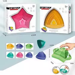 Логічна гра 6625 (240/2) 2 види по 3 кольори, світло, в коробці Логічна гра 6625 (240/2) 2 види по 3 кольори, світло, в коробці