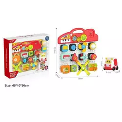 Бізіборд HE 8081 (6) 2 бізіборди, тріскачки, шестерні,  брязкальце, підсвічування, музика, звуки, пискавка, антистреси, в коробці Бізіборд HE 8081 (6) 2 бізіборди, тріскачки, шестерні,  брязкальце, підсвічування, музика, звуки, пискавка, антистреси, в коробці