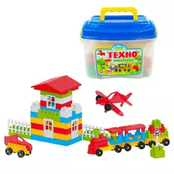 гр Конструктор "Technok Toys" 3640 (8) "Technok Toys" 107 деталей, в чемодане гр Конструктор "Technok Toys" 3640 (8) "Technok Toys" 107 деталей, в чемодане