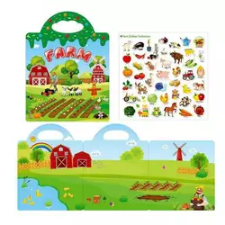 Зошит з наліпками LY 63024 (200) багаторазові наліпки, в пакеті Зошит з наліпками LY 63024 (200) багаторазові наліпки, в пакеті