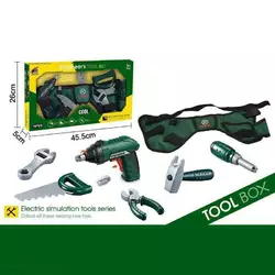 Набір інструментів G 269 (24) автоматичний шуруповерт, реверс, гайковий ключ,пила,молоток,плоскогубці,пояс для інструментів,в коробці Набір інструментів G 269 (24) автоматичний шуруповерт, реверс, гайковий ключ,пила,молоток,плоскогубці,пояс для інструментів,в коробці