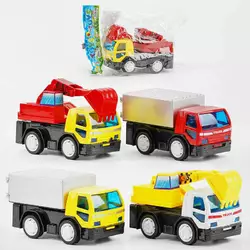 Машинка 5033 С (216) інерція, 4 види, у пакеті Машинка 5033 С (216) інерція, 4 види, у пакеті