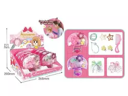 Прикраси YT 059 A (24/2) 5 заколок, 5 резинок, гребінець, у боксі, ЦІНА ЗА 8 ШТУК В БЛОЦІ Прикраси YT 059 A (24/2) 5 заколок, 5 резинок, гребінець, у боксі, ЦІНА ЗА 8 ШТУК В БЛОЦІ