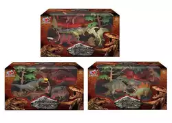 Набор динозавров Q 9899-209 (24/2) 3 вида, 7 элементов, 5 динозавров, аксессуары, в коробке Набор динозавров Q 9899-209 (24/2) 3 вида, 7 элементов, 5 динозавров, аксессуары, в коробке