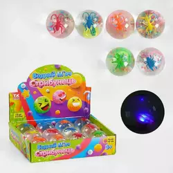 М`яч стрибун C 58470 (12) “TK Group”, ЦІНА ЗА 12 ШТУК В БЛОЦІ, підсвічування, діаметр 6.5 см М`яч стрибун C 58470 (12) “TK Group”, ЦІНА ЗА 12 ШТУК В БЛОЦІ, підсвічування, діаметр 6.5 см