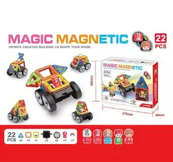 Магнітний конструктор JH 8609 (72/2) 22 деталі, в коробці Магнітний конструктор JH 8609 (72/2) 22 деталі, в коробці