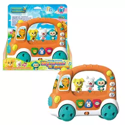 Автобус-каталка 19479 (48/2) "WToys", ОЗВУЧУВАННЯ УКРАЇНСЬКОЮ МОВОЮ, регулювання гучності, віршики, 6 казок, звуки, підсвічування, мелодії, рухомі еле Автобус-каталка 19479 (48/2) "WToys", ОЗВУЧУВАННЯ УКРАЇНСЬКОЮ МОВОЮ, регулювання гучності, віршики, 6 казок, звуки, підсвічування, мелодії, рухомі еле