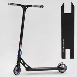 Самокат трюковый N- 43005 "Best Scooter" (2) "Freestyle", HIC-система, ПЕГИ, алюминиевый диск и дека, колёса PU, d=120мм, ширина руля 58 см Самокат трюковый N- 43005 "Best Scooter" (2) "Freestyle", HIC-система, ПЕГИ, алюминиевый диск и дека, колёса PU, d=120мм, ширина руля 58 см