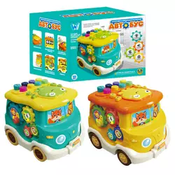 Музичний Автобус 49202 (60/2) "WToys", 2 кольори, ОЗВУЧ. УКРАЇНСЬКОЮ МОВОЮ, 5 казок, 10 пісень, 10 скоромовок, 10 загадок, підсвічування, лабіринти Музичний Автобус 49202 (60/2) "WToys", 2 кольори, ОЗВУЧ. УКРАЇНСЬКОЮ МОВОЮ, 5 казок, 10 пісень, 10 скоромовок, 10 загадок, підсвічування, лабіринти