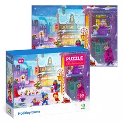 гр Пазл "Святкове містечко" 300576 (48) "Dodo", 60 елементів гр Пазл "Святкове містечко" 300576 (48) "Dodo", 60 елементів
