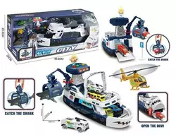 Корабель 660 S-04 (12/2) катер, акула, транспорт, світло, звук, у коробці Корабель 660 S-04 (12/2) катер, акула, транспорт, світло, звук, у коробці