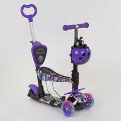Самокат 5в1 19870 (1) Best Scooter, АБСТРАКЦИЯ, PU колеса, ПОДСВЕТКА  КОЛЕС, в коробке Самокат 5в1 19870 (1) Best Scooter, АБСТРАКЦИЯ, PU колеса, ПОДСВЕТКА  КОЛЕС, в коробке