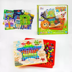 гр Пізнавальна Мозаїка 24749 (12/2) "4FUN Game Club", 180 елементів, 12 картинок-шаблонів, у коробці гр Пізнавальна Мозаїка 24749 (12/2) "4FUN Game Club", 180 елементів, 12 картинок-шаблонів, у коробці