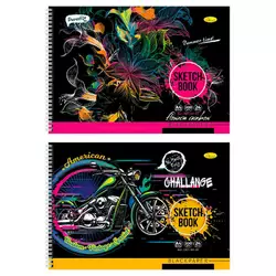 гр Скетч-бук BLACK 24арк А4 АП-0201 (16) "Апельсин" гр Скетч-бук BLACK 24арк А4 АП-0201 (16) "Апельсин"