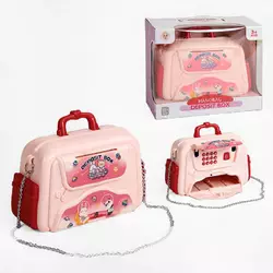 Сейф F 860 C (36) підсвічування, фрази англійською, мелодії, імітація відбитка пальця, від батарейок, ланцюжок, в коробці Сейф F 860 C (36) підсвічування, фрази англійською, мелодії, імітація відбитка пальця, від батарейок, ланцюжок, в коробці