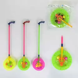 Каталка-колесо 866 А (240/2) 3 кольори, світло, тріскачка, 1 шт у пакеті, ВИДАЄТЬСЯ ТІЛЬКИ МІКС ВИДІВ Каталка-колесо 866 А (240/2) 3 кольори, світло, тріскачка, 1 шт у пакеті, ВИДАЄТЬСЯ ТІЛЬКИ МІКС ВИДІВ