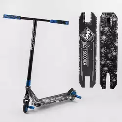 Самокат трюковый Best Scooter BS-99808 (4) HIC-система, ПЕГИ, алюминиевый диск и дека с ПРИНТОМ, колёса PU, d=110мм, ширина руля - 60 см, в коробке Самокат трюковый Best Scooter BS-99808 (4) HIC-система, ПЕГИ, алюминиевый диск и дека с ПРИНТОМ, колёса PU, d=110мм, ширина руля - 60 см, в коробке