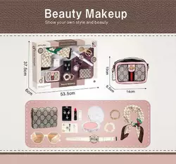 Набір аксесуарів S 4 (24) сумочка, хустинка, окуляри, годинник, гаманець, пробник парфумів, помада, сережки, підвіска на шию, в коробці Набір аксесуарів S 4 (24) сумочка, хустинка, окуляри, годинник, гаманець, пробник парфумів, помада, сережки, підвіска на шию, в коробці