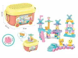 Конструктор 3835 (12/2) 126 деталей, наліпки, у валізі Конструктор 3835 (12/2) 126 деталей, наліпки, у валізі