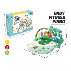 Килимок 688-24 (36) піаніно, мелодія, підсвічування, 4 брязкальця, в коробці Килимок 688-24 (36) піаніно, мелодія, підсвічування, 4 брязкальця, в коробці