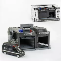 Гараж "S.W.A.T." CLM - 558 (8) рація, світло, звук, в коробці Гараж "S.W.A.T." CLM - 558 (8) рація, світло, звук, в коробці