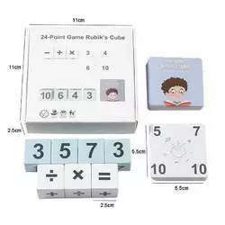 Настільна гра “24” D 382 (120) кубики з цифрами, математичні знаки, картки із завданнями, в коробці Настільна гра “24” D 382 (120) кубики з цифрами, математичні знаки, картки із завданнями, в коробці