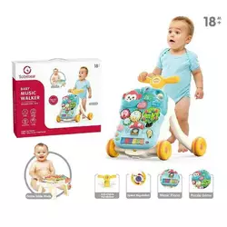 Каталка YL 623 Штрих=50142 (12) 2 кольори, пісні англійською, звуки, мелодії, піаніно, пальчикові ігри, сортер, в коробці Каталка YL 623 Штрих=50142 (12) 2 кольори, пісні англійською, звуки, мелодії, піаніно, пальчикові ігри, сортер, в коробці