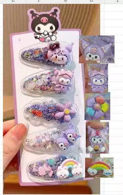 Набір шпильок для волосся C 73141 (1000) ЦІНА ЗА 1 ЛИСТ, герой, 5 штук, в пакеті Набір шпильок для волосся C 73141 (1000) ЦІНА ЗА 1 ЛИСТ, герой, 5 штук, в пакеті