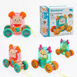 Каталка SW 70-2 (36) “Ведмедик”, 2 кольори, рухливі шестерні, брязкання, в коробці Каталка SW 70-2 (36) “Ведмедик”, 2 кольори, рухливі шестерні, брязкання, в коробці