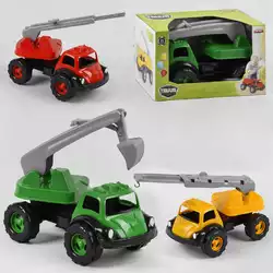 Машина 06-626 (8) "Pilsan", 3 вида, вращающаяся платформа, в коробке Машина 06-626 (8) "Pilsan", 3 вида, вращающаяся платформа, в коробке