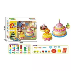 Тісто для ліплення 9009 (72/2) екструдер, 6 кольорів тіста, тарілочка, фігурні форми, ніж, в коробці Тісто для ліплення 9009 (72/2) екструдер, 6 кольорів тіста, тарілочка, фігурні форми, ніж, в коробці