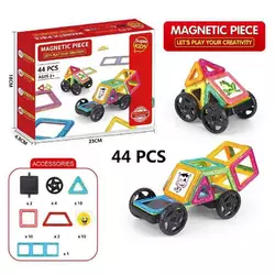 Магнітний конструктор 2266-31 (72) 44 деталі, наліпки, в коробці Магнітний конструктор 2266-31 (72) 44 деталі, наліпки, в коробці