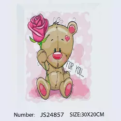 Алмазна мозаїка JS 24857 (50) "TK Group", "Ведмежатко", 20х30 см, в коробці Алмазна мозаїка JS 24857 (50) "TK Group", "Ведмежатко", 20х30 см, в коробці