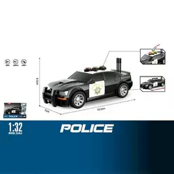 Машинка WY 1150 A (96) "Поліція", звук, підсвічування, масштаб 1:32, інерція, в коробці Машинка WY 1150 A (96) "Поліція", звук, підсвічування, масштаб 1:32, інерція, в коробці