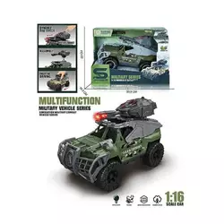 Машина JS 207 (24/2) автоматична вібрація дула, масштаб 1:16, підсвічування, інерція, на батарейках, рухома башта з тріскачкою, в коробці Машина JS 207 (24/2) автоматична вібрація дула, масштаб 1:16, підсвічування, інерція, на батарейках, рухома башта з тріскачкою, в коробці