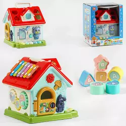 Музичний будиночок 49682 (8) "TK Group", ОЗВУЧУВАННЯ УКРАЇНСЬКОЮ МОВОЮ, сортер, алфавіт, пісні, цифри, ксилофон, шестерні, в коробці Музичний будиночок 49682 (8) "TK Group", ОЗВУЧУВАННЯ УКРАЇНСЬКОЮ МОВОЮ, сортер, алфавіт, пісні, цифри, ксилофон, шестерні, в коробці