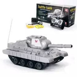Танк на радіокеруванні 3886 A (24/2) стріляє пульками, звукові ефекти, пульт 27MHz, гусеничний хід, 4 батарейки АА, блок для заряджання, в коробці Танк на радіокеруванні 3886 A (24/2) стріляє пульками, звукові ефекти, пульт 27MHz, гусеничний хід, 4 батарейки АА, блок для заряджання, в коробці