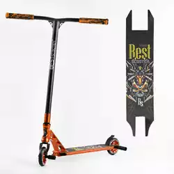 Самокат трюковый 53880 Best Scooter (4) HIC-система, ПЕГИ, алюминиевый диск и дека, АНОДИРОВАННАЯ ПОКРАСКА, колёса PU, d=110мм, ширина руля - 60 см Самокат трюковый 53880 Best Scooter (4) HIC-система, ПЕГИ, алюминиевый диск и дека, АНОДИРОВАННАЯ ПОКРАСКА, колёса PU, d=110мм, ширина руля - 60 см