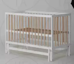 гр Ліжечко дитяче "КАЗКА-2" (1) шарнир-підшибник з висувною паличкою (Білий+натуральна паличка) гр Ліжечко дитяче "КАЗКА-2" (1) шарнир-підшибник з висувною паличкою (Білий+натуральна паличка)