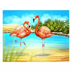 Алмазна мозаїка JS 25457 (50) "TK Group", "Птахи", 30х20 в коробці Алмазна мозаїка JS 25457 (50) "TK Group", "Птахи", 30х20 в коробці